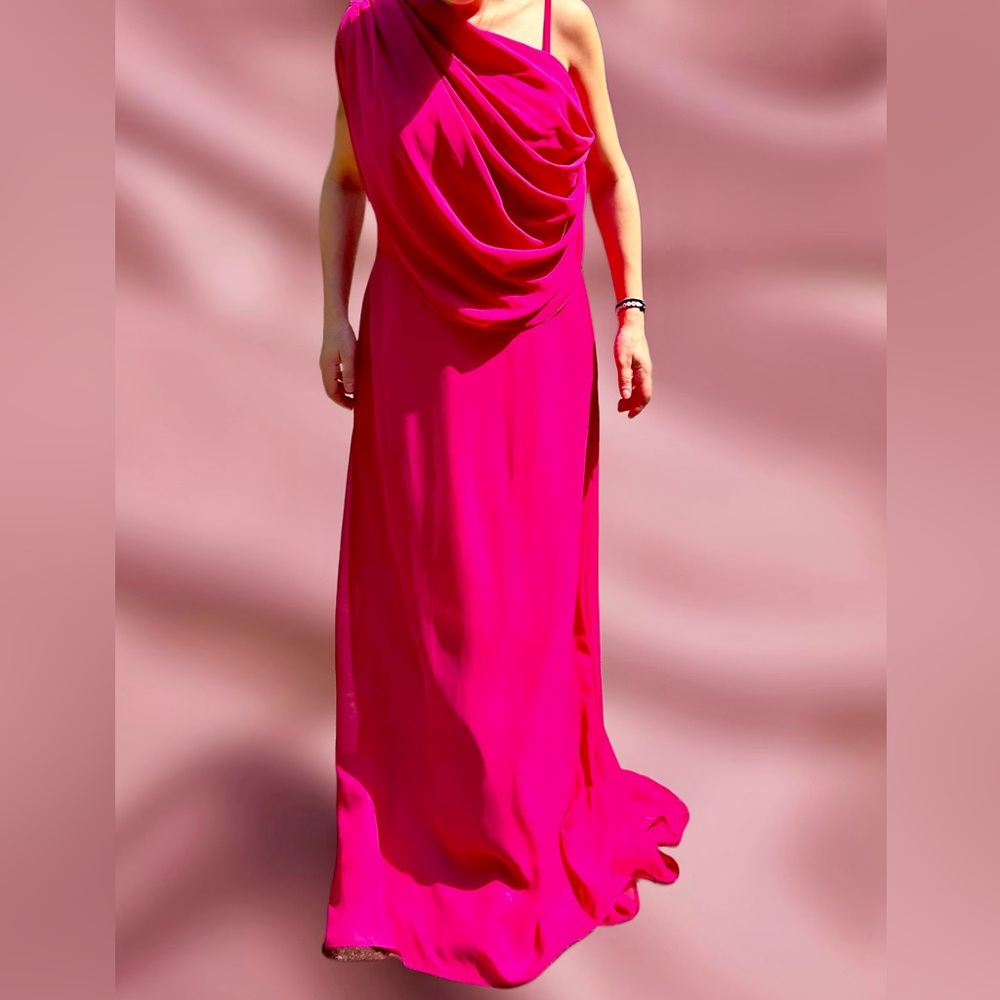 Stunning Pink Long Evening Dress